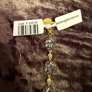 Freida Rothman Elegant Gold and Silver Beaded Bracelet